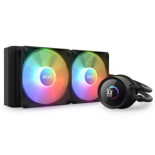 NZXT Kraken 240 RGB Negro — AIO 240mm AM5 LGA1851 Pantalla LCD