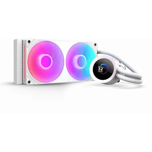 NZXT Kraken 240 RGB Blanco — AIO 240mm AM5 LGA1851 Pantalla LCD